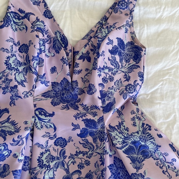 Zimmermann - size 1 - purple floral cocktail dress - worn once! - Picture 3 of 5